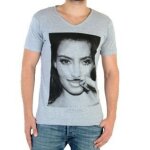 Tee shirt eleven paris kimmy m kim kardashian gris chiné Tee shirt eleven paris kimmy m kim kardashian gris chiné