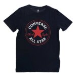 Tee - shirt enfant - converse - ss printed ctp - bleu / rouge - 100% coton - manches courtes