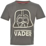 Tee shirt enfant - character world - star wars dark vador - gris - manches courtes - col rond