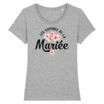 Tee shirt evjf les copines de la mari�e - la french touch - coupe ajust�e - coton 100% bio