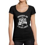 Tee - shirt femme - ultrabasic - anniversaire 1989 - 100% coton - manches courtes - vintage noir