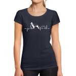 Tee - shirt femme - ultrabasic - pouls du berger allemand - 100% coton bio - manches courtes - coupe ...
