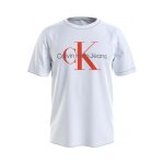 Tee shirt - calvin klein - gros logo - coupe droite - 100% coton - homme