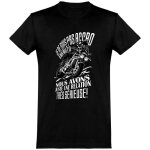Tee - shirt homme humoristique - otshirt - pas accro  ma moto - 100% coton 185gr - noir
