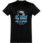 Tee shirt homme humour cadeau imprimé en france 100% coton 185gr je pêche pour me défouler Tee shirt homme humour cadeau imprimé en france 100% coton 185gr je pêche pour me défouler