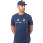 Tee shirt homme oakley o bark fathom - manches courtes - bleu fonc�