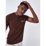 Tee shirt homme - project x paris - brodé logo signature - manches courtes - marron Tee shirt homme - project x paris - brodé logo signature - manches courtes - marron