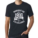 Tee - shirt homme - ultrabasic - anniversaire 43 ans - 100% coton - manches courtes - vintage 1980