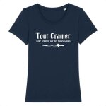Tee shirt kaamelott tout cramer - la french touch - femme - coton 100% bio - confectionn en france