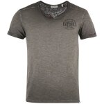 Tee shirt - kaporal - tokoae - noir - col v - manches courtes