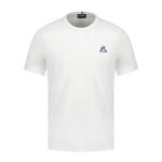 Tee shirt manches courtes ess tee ss n1 m new optical white - le coq sportif