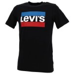 Tee shirt - levis - hero black mc tee jr - 100% coton - manches courtes - col arrondi Tee shirt - levis - hero black mc tee jr - 100% coton - manches courtes - col arrondi