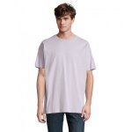 Tee - shirt oversize homme boxy men - sols - violet lilas / gris - 100% coton peign� biologique - loose ...