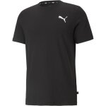 Tee - shirt - puma - essential small logo - coton 80% - manches courtes - noir