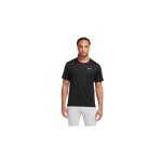 Tee - shirt de running - nike - m nk df uv miler - noir / argent rflchissant - manches courtes - homme ...