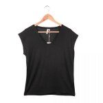 Tee shirt sans manche strech col v rayures mtallises femme selected