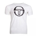 Tee shirt homme sergio tacchini - coupe regular - manches courtes - col classique - blanc