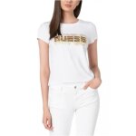 Tee shirt stretch � logo imprim� - guess jeans - femme