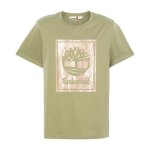Tee shirt timberland camo short sleeve tee - vert camo - homme - regular - manches courtes - col arrondi ...