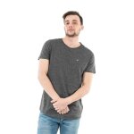 Tee shirt homme tommy jeans slim jaspe col rond noir - tommy jeans - slim - manches courtes - col arrondi ... Tee shirt homme tommy jeans slim jaspe col rond noir - tommy jeans - slim - manches courtes - col arrondi ...