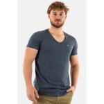 Tee shirt tommy jeans slim jaspe v neck c1g dark night navy - tommy jeans - homme - manches courtes - ...