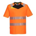 Tee - shirt de travail haute visibilit� anti uv slim portwest dx4 s / s - orange