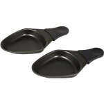 Lot de 2 coupelles ovales - tefal - raclette accessimo - rev�tement anti adh�sif - bleu