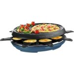 Tefal appareil à raclette grill crêpe bleu acier / 1050w 8 pers multifonctions 3 en 1 Tefal appareil à raclette grill crêpe bleu acier / 1050w 8 pers multifonctions 3 en 1