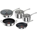 Batterie de cuisine - tefal - reserve collection - 5 pi�ces - inox tri - ply - induction