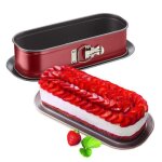 Tefal delibake acier rouge carbone moule  cake  charnire 30 cmj1640314