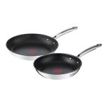 Tefal duetto + lot de 2 poêles 24 / 28 cm induction revêtement antiadhésif acier inoxydable haute qualité ... Tefal duetto + lot de 2 poêles 24 / 28 cm induction revêtement antiadhésif acier inoxydable haute qualité ...