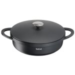 Poêle à servir - tefal - e21872 trattoria - aluminium - 28 cm - couvercle inclus Poêle à servir - tefal - e21872 trattoria - aluminium - 28 cm - couvercle inclus