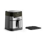 Friteuse à air chaud - tefal - ey505d - 42 l - 1400 w - acier inoxydable Friteuse à air chaud - tefal - ey505d - 42 l - 1400 w - acier inoxydable