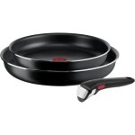 Poêles - tefal - ingenio - lot de 2 (24 / 28 cm) - poignée amovible - revêtement antiadhésif Poêles - tefal - ingenio - lot de 2 (24 / 28 cm) - poignée amovible - revêtement antiadhésif
