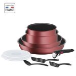 Tefal ingenio daily chef batterie 10 p induction revtement antiadhsif poles et casseroles fabriqu ...