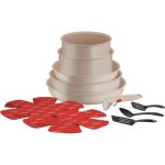 Tefal ingenio delight batterie de cuisine 17 pièces l7839002 corps aluminium 100 % recyclé Tefal ingenio delight batterie de cuisine 17 pièces l7839002 corps aluminium 100 % recyclé