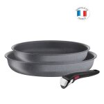Tefal ingenio natural force lot 2 poêle 24 / 28 cm + poignée amovible empilable revêtement antiadhésif ... Tefal ingenio natural force lot 2 poêle 24 / 28 cm + poignée amovible empilable revêtement antiadhésif ...