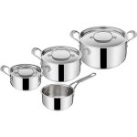 Casseroles - tefal - jamie oliver cook`s classic - acier inoxydable - 7 pices - induction