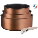 Tefal l6759003 lot 3 casseroles 16 / 18 / 20 cm ingenio eco - respect - 15 / 21 / 3 l - poignée amovible ... Tefal l6759003 lot 3 casseroles 16 / 18 / 20 cm ingenio eco - respect - 15 / 21 / 3 l - poignée amovible ...