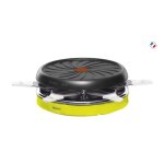 Tefal re128o12 appareil à raclette colormania 6 personnes - vert Tefal re128o12 appareil à raclette colormania 6 personnes - vert