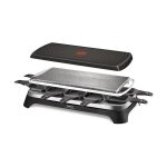 Tefal re45a812 - raclette / grill / pierre à griller - 1. 4 kwatt - noir / inox Tefal re45a812 - raclette / grill / pierre à griller - 1. 4 kwatt - noir / inox