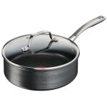 Tefal sauteuse 24cm + couvercle en verre unlimited premium gris Tefal sauteuse 24cm + couvercle en verre unlimited premium gris
