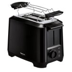 Grille - pain - tefal - tt1408 - noir - 2 tranches - 2 emplacements