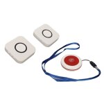 Tlavertisseur de soignant - qiilu - modle 2 en 1 - 38 mlodies - longue porte 330m - bouton sos