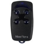 T�l�commande - nice - flo4r - s - 4 canaux - programmation autoapprentissage - 12v