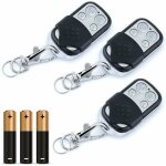 Tlcommande universelle portail 43392mhz - programmable code fixe pile 12v incluse (lot 3)