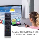 Télécommande universelle toshiba toshiba ct - 90326 ct - 90380 ct - 90336 ct - 90351 Télécommande universelle toshiba toshiba ct - 90326 ct - 90380 ct - 90336 ct - 90351