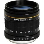 Tlobjectif 85mm f / 1. 8 pour canon dslr de opteka