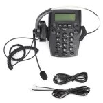 Tlphone filaire pour centre dappels ht820 avec casque micro omnidirectionnel adapt au bureau et  ...