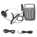 Téléphone filaire omabeta ht810 avec casque - microphone omnidirectionnel et fonction mains libres Téléphone filaire omabeta ht810 avec casque - microphone omnidirectionnel et fonction mains libres